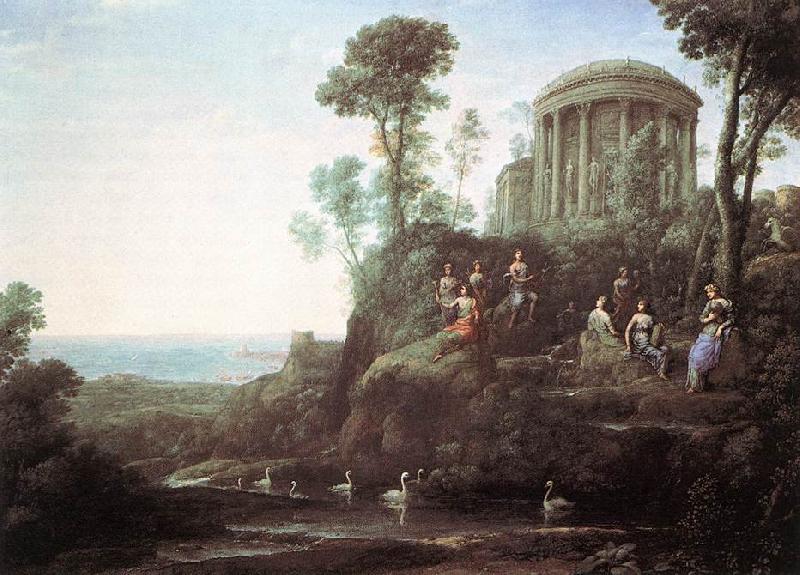 Claude Lorrain Apollo and the Muses on Mount Helion Germany oil painting art